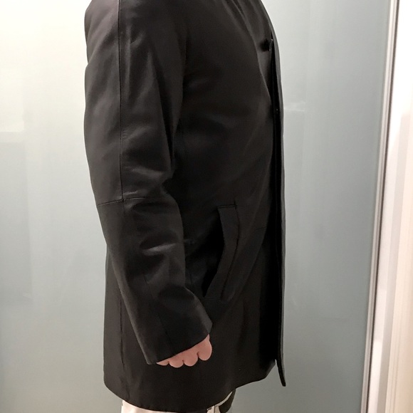 Danier - Brand New 3/4 Length Italian Leather Coat - Picture 1 of 11
